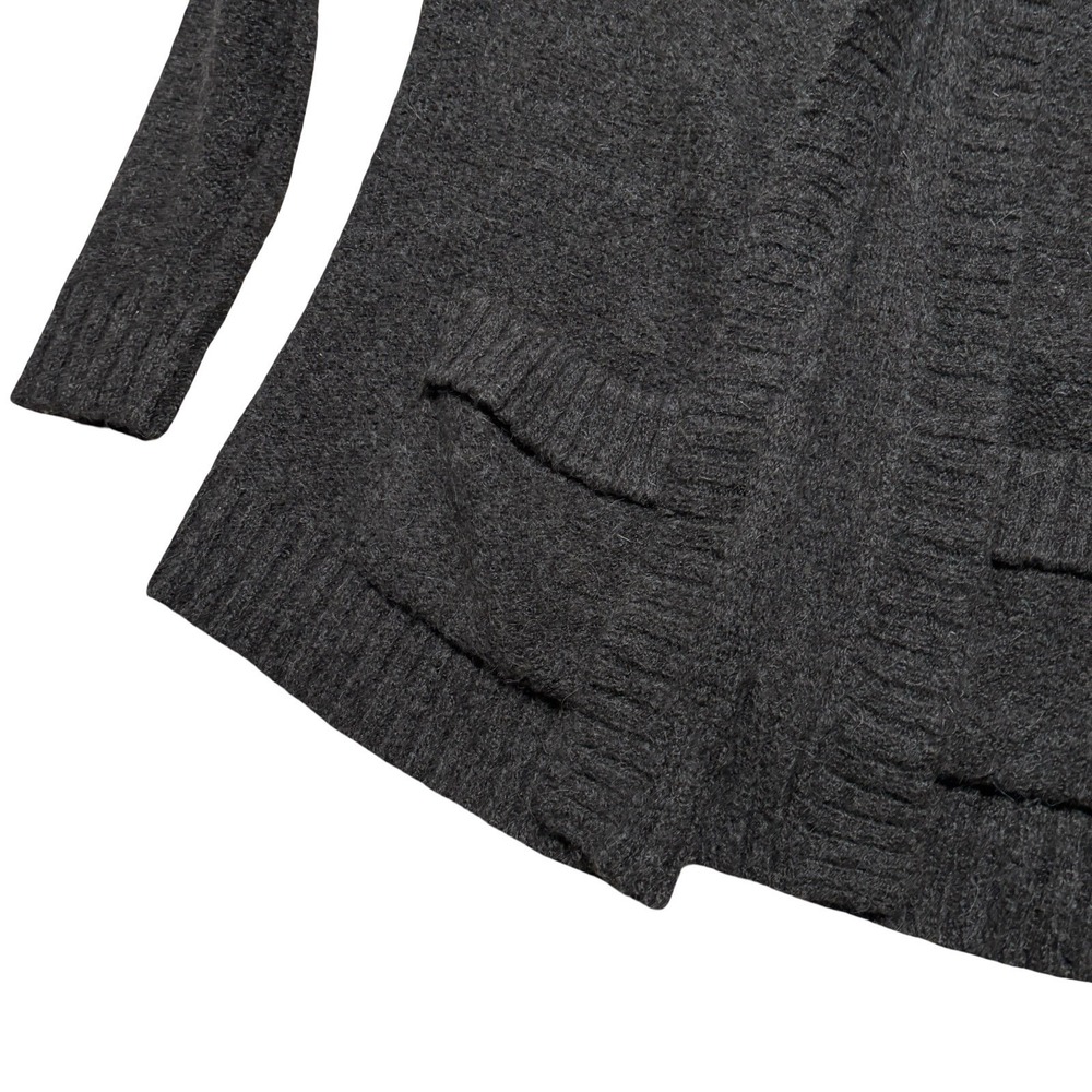 Vince Women's Open Front Wool Blend Knit Cardigan Sweater Gray Size M 20 x 27 - Picture 5 of 7